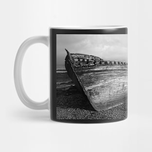 Monochrome Salen Fishing Boats Mug